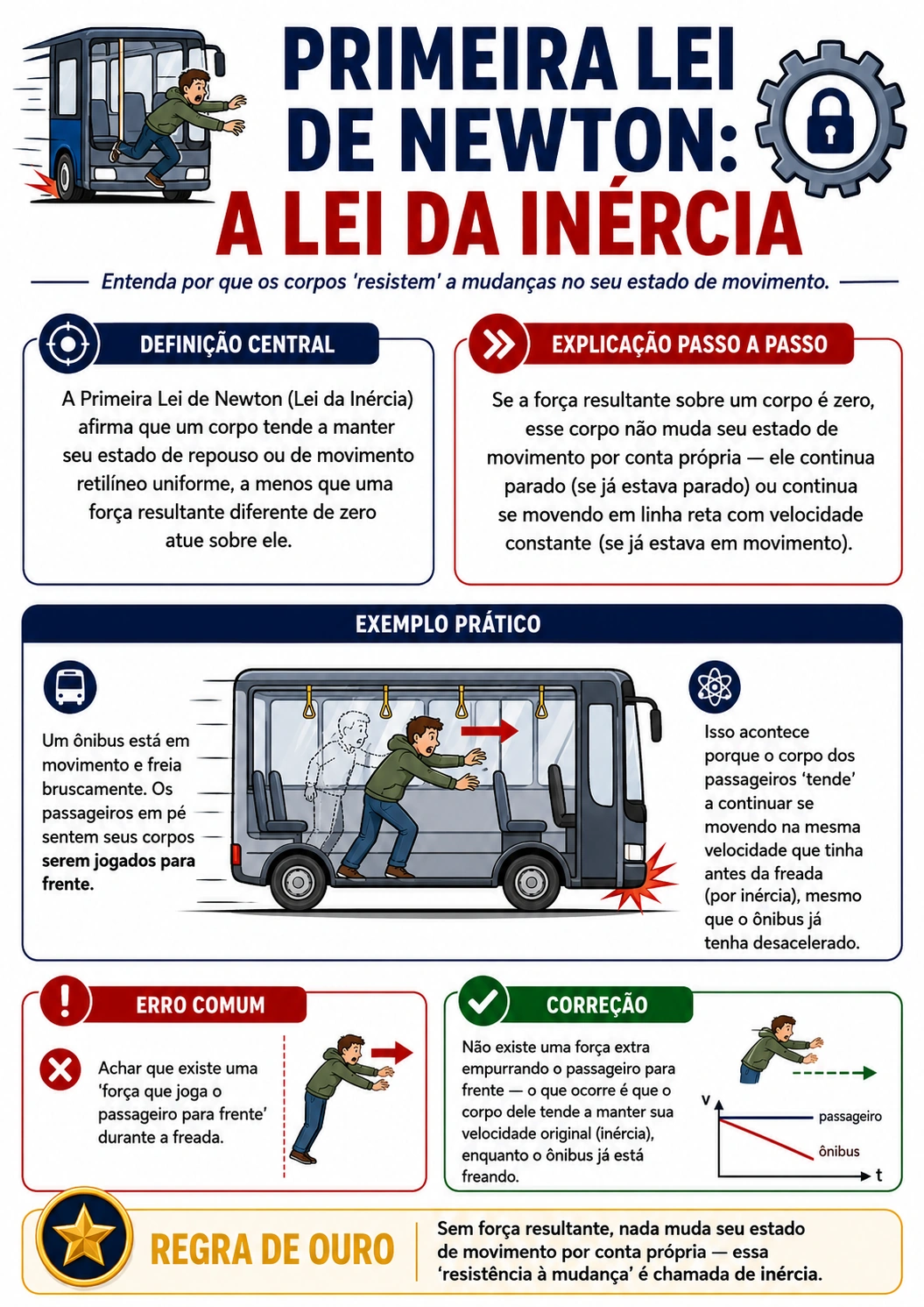 Exemplo de página visual de Forças e Leis de Newton 4